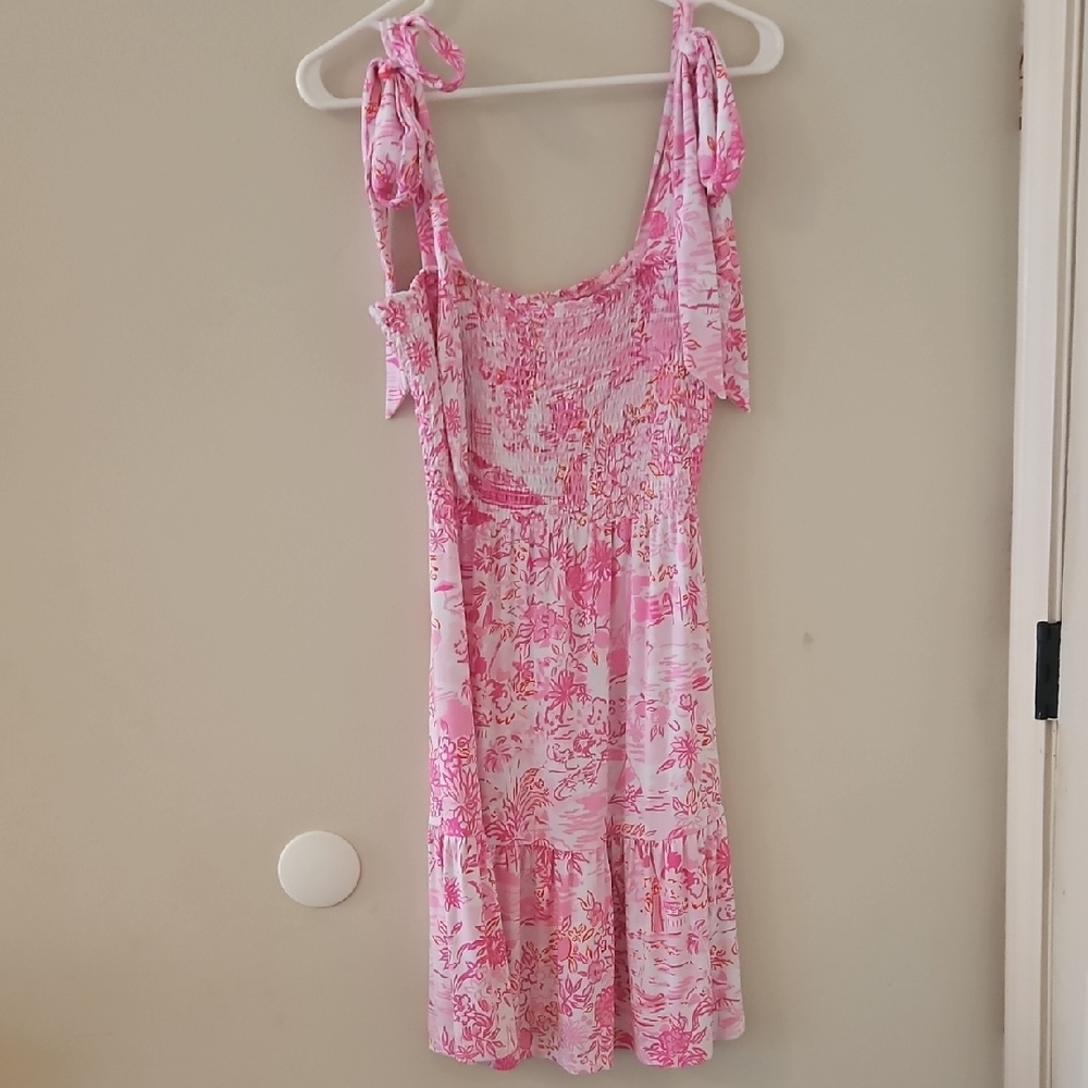Lilly Pulitzer Pink and White Mini Dress